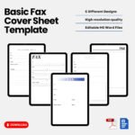 Basic Fax Cover Sheet