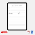 Basic Fax Cover Sheet PDF