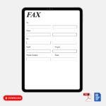 Basic Fax Cover Sheet Template