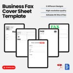 Business Fax Cover Sheet Business Fax Cover Sheet