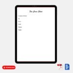 Editable Generic Fax Cover Sheet