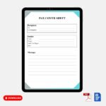 Fax Cover Sheet Personal