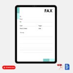 Fax Cover Sheet Standard