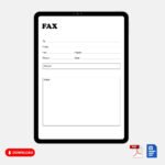 Generic Fax Cover Sheet Template