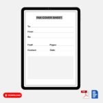 Personal Fax Cover Letter Template