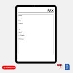 Printable Basic Fax Cover Sheet Template
