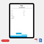 Printable Confidential Fax Cover Letter