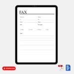 Professional Fax Cover Letter