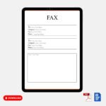 Professional Fax Cover Sheet Template