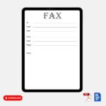 Standard Fax Cover Letter
