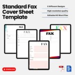 Standard Fax Cover Sheet