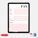 Standard Fax Cover Sheet PDF