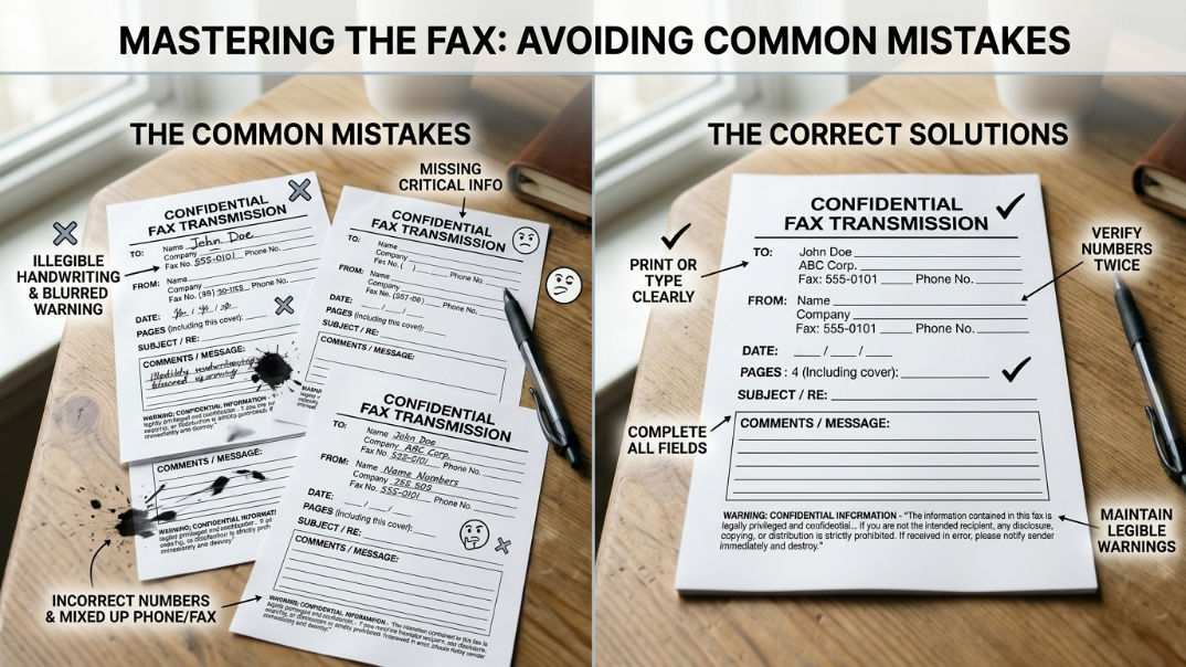 Common Faxing Mistakes